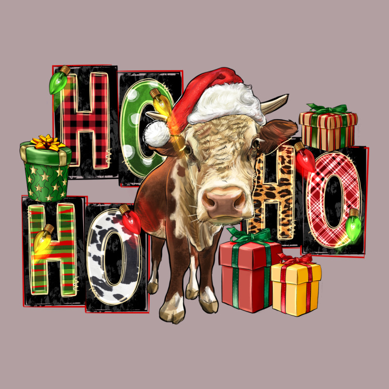 Ho Ho Ho Heifer Vintage Hoodie by FaDigitalArtStudio | Teevron