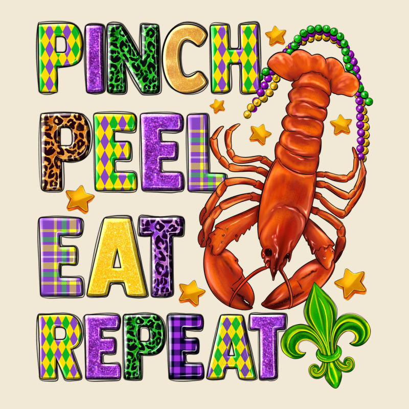 Pinch Peel Eat Repeat Crawfish Premium Tee by HowdyJamesFarm | Teevron