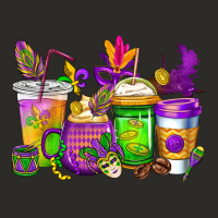 Mardi Gras Coffee Cups Cowgirl Heavy Core Tee | Teevron