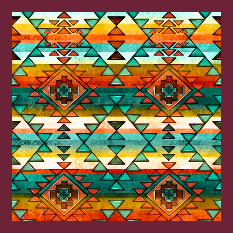 Native American Aztec Seamless Pattern 1 Long Sleeve Tee by BundleAndBundleShop | Teevron