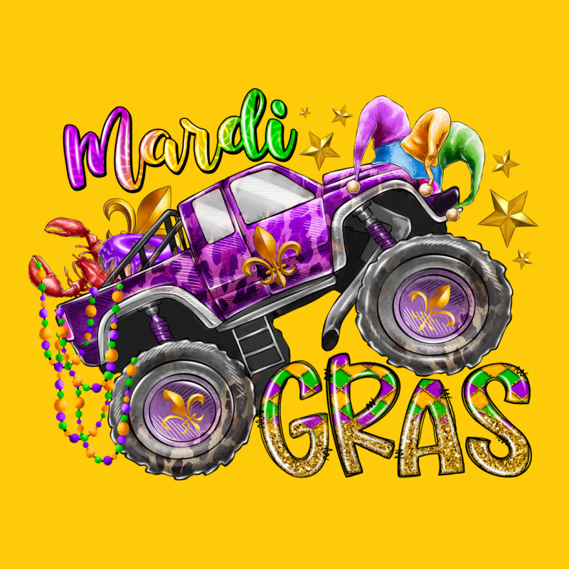 Mardi Gras Monster Truck Premium Hoodie by RacoonDesign | Teevron