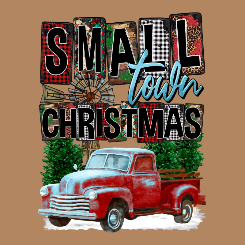 Small Town Christmas Long Sleeve Tee by FaDigitalArtStudio | Teevron