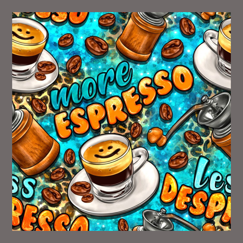 More Espresso Less Despresso Coffee With Leopard Seamless Pattern Bbs Urban Heavy Tee by BundleAndBundleShop | Teevron
