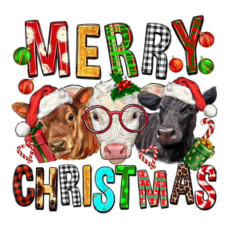 Merry Christmas Calfs Long Sleeve Tee by FaDigitalArtStudio | Teevron