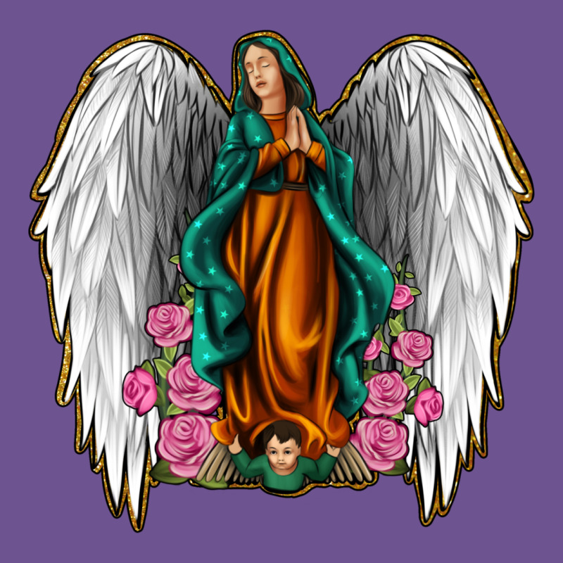 Angel Wing Lady Of Guadalupe Vintage Tee by Jasminsmagicworld | Teevron