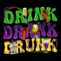 Drink Drank Drunk Mardi Gras Premium Tee | Teevron