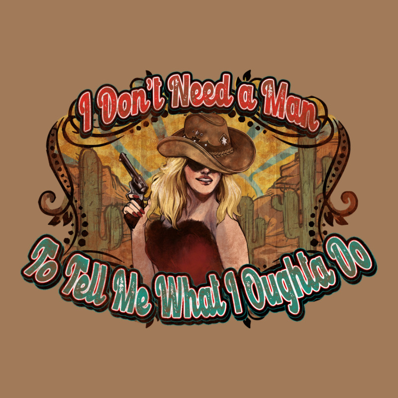 I Don't Need A Man Cowgirl Western Classic Tee by HowdyJamesFarm | Teevron
