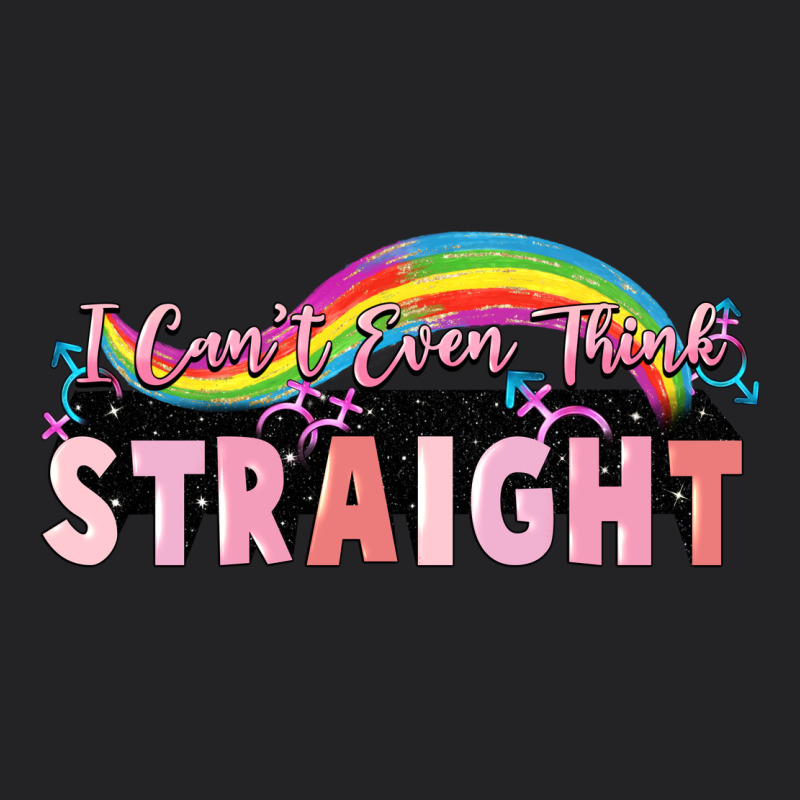 I Cant Ever Think Straight Vintage Tee by FaDigitalArtStudio | Teevron