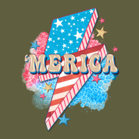 Merica Leopard Lightning Bolt Vintage Tee | Teevron
