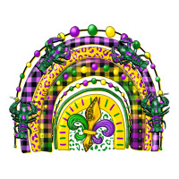 mardi gras rainbow and fleur de lis | Teevron