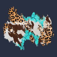 Cowhide Leopard Turquoise Patch Heavyweight Sweatshirt | Teevron