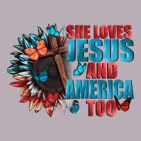 She Love Jesus And America Too Vintage Tee | Teevron