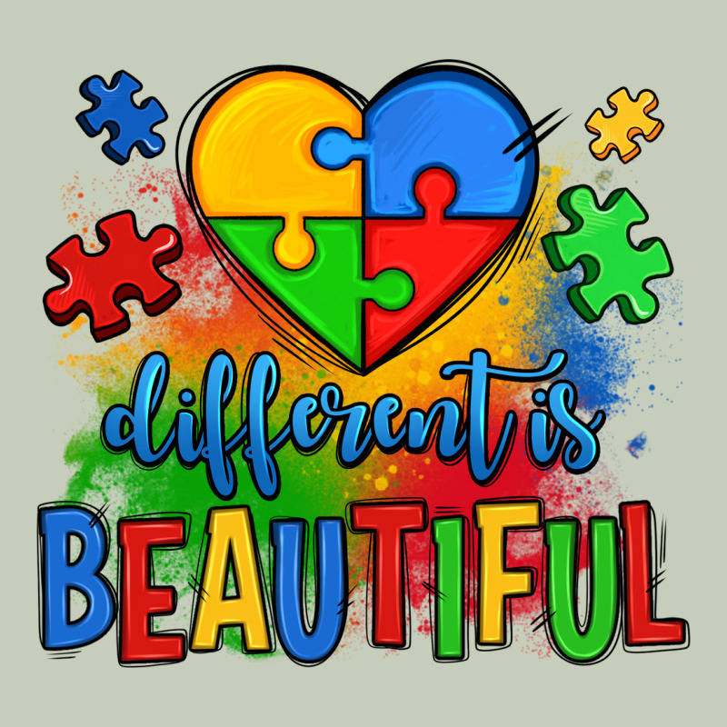 Different Is Beautiful Autism Ladies Tee by OliviaCreatesArt | Teevron