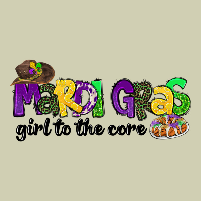 Mardi Gras Girl To The Core Heavy Core Tee by CowGirlArtShop | Teevron