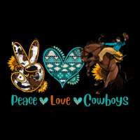 Peace Love Cowboys Ladies Tee | Teevron