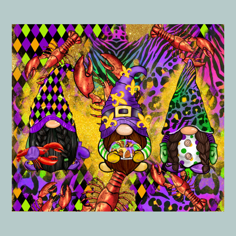 Mardi Gras Gnome Heavy Core Tee by CowGirlArtShop | Teevron