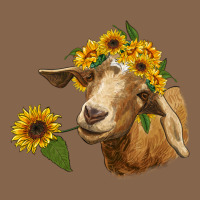 Goat With Sunflower Premium Tee | Teevron