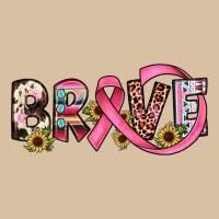 Brave Cancer Awareness Ribbon Heavyweight Hoodie | Teevron