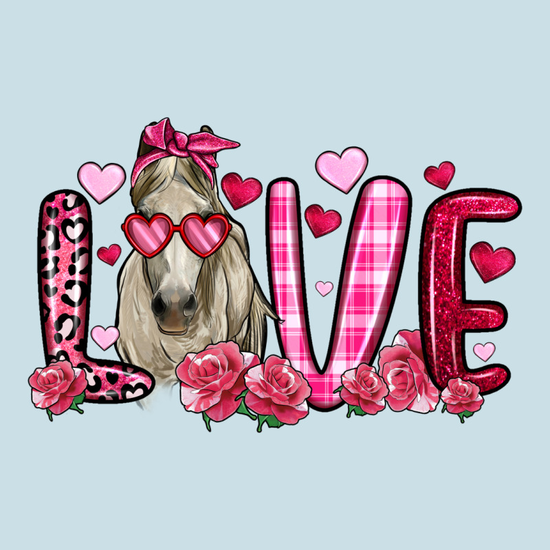 Valentines Day Love Horse Ladies Tee by OliviaCreatesArt | Teevron