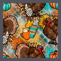 Thanksgiving Turkey Seamless Pattern Vintage Hoodie | Teevron
