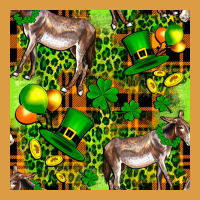 St. Patrick's Donkey With Leprechaun Urban Heavy Tee | Teevron