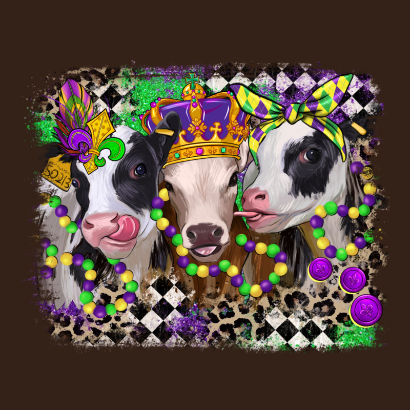 Mardi Gras Heifers Heavy Core Tee by CowGirlArtShop | Teevron