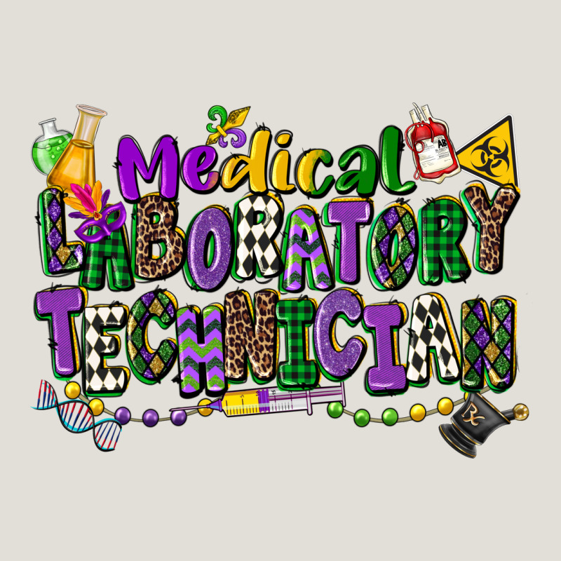 Medical Laboratory Technician Mardi Gras Heavy Core Tee by CowGirlArtShop | Teevron