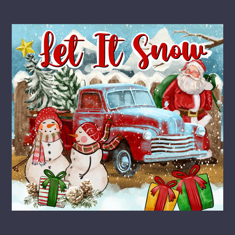 Let It Snow Tumbler Long Sleeve Tee by FaDigitalArtStudio | Teevron