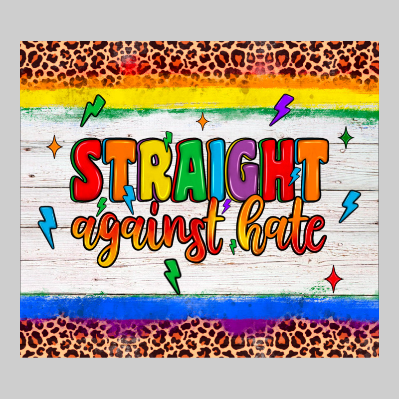 Straight Against Hate Tumbler Premium Sweatshirt by JahusDesignShop | Teevron