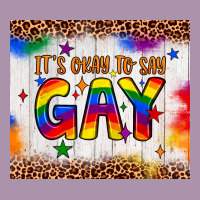 It's Okay To Say Gay Tumbler Heavyweight Hoodie | Teevron