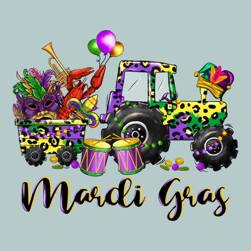 Mardi Gras Tractor Heavy Core Tee by CowGirlArtShop | Teevron