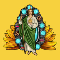 San Judas Gemstone Sunflower Premium Sweatshirt | Teevron