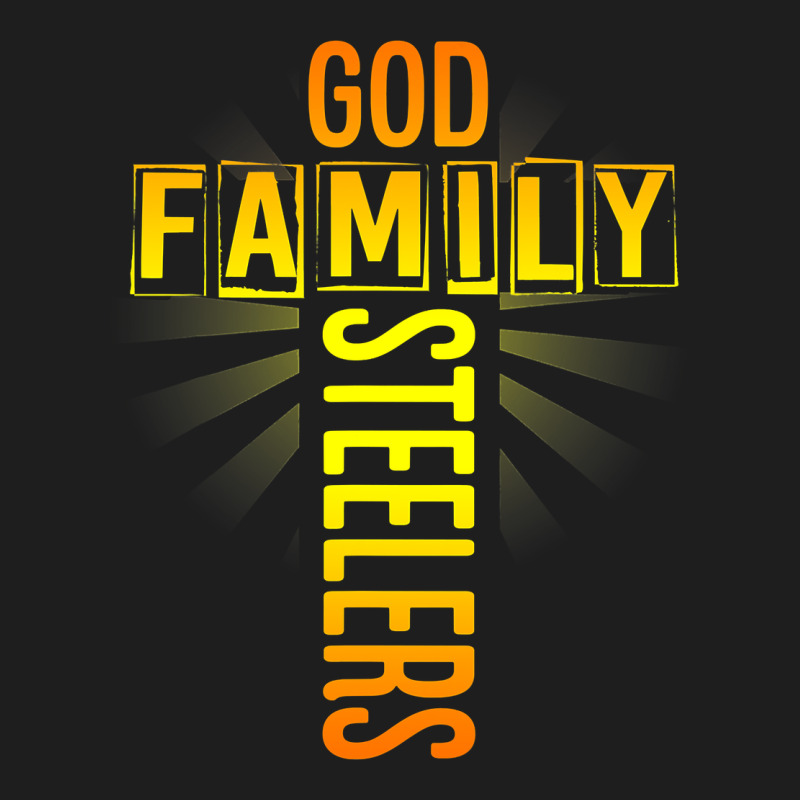 God Family Steeler Shirt Father's Day Gift Tee T Shirt Heavyweight Hoodie by DesigneFamous | Teevron