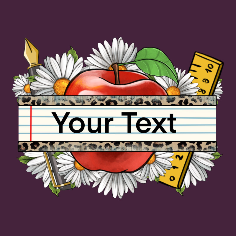 Floral Teacher Custom Name Classic Tee by CowGirlArtShop | Teevron