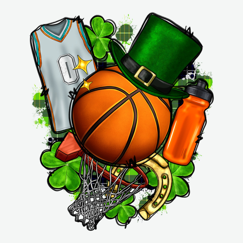 St. Patrick's Day Basketball Urban Heavy Tee by FaDigitalArtStudio | Teevron