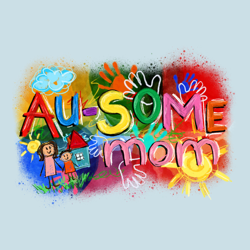 Au-some Mom Autism Ladies Tee by FaDigitalArtStudio | Teevron