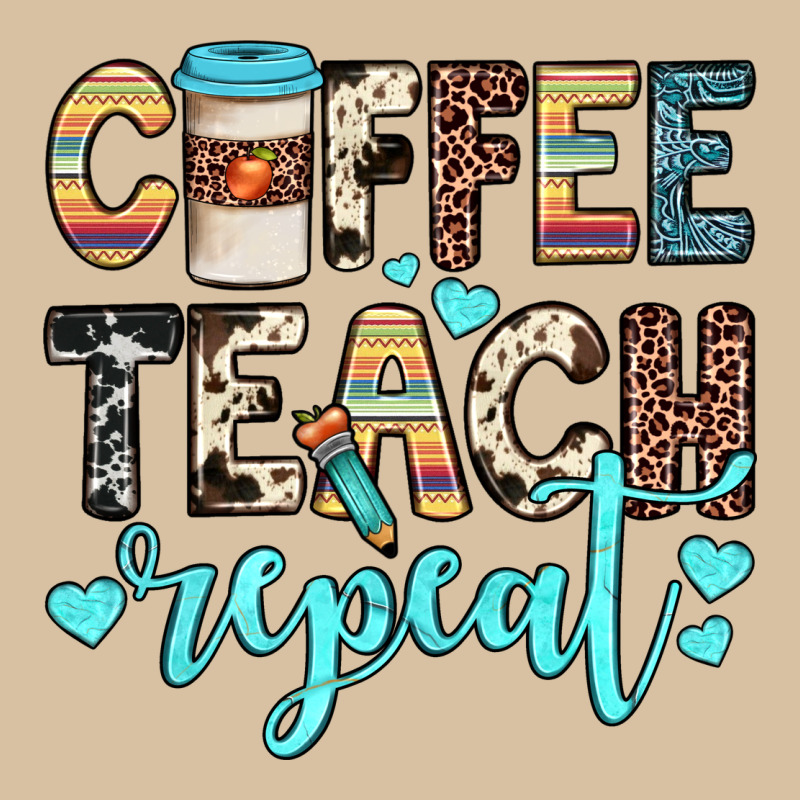 Coffee Teach Repeat Heavyweight Hoodie by JahusDesignShop | Teevron