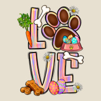 Tie Dye Easter Love Dog Paw Urban Heavy Tee | Teevron