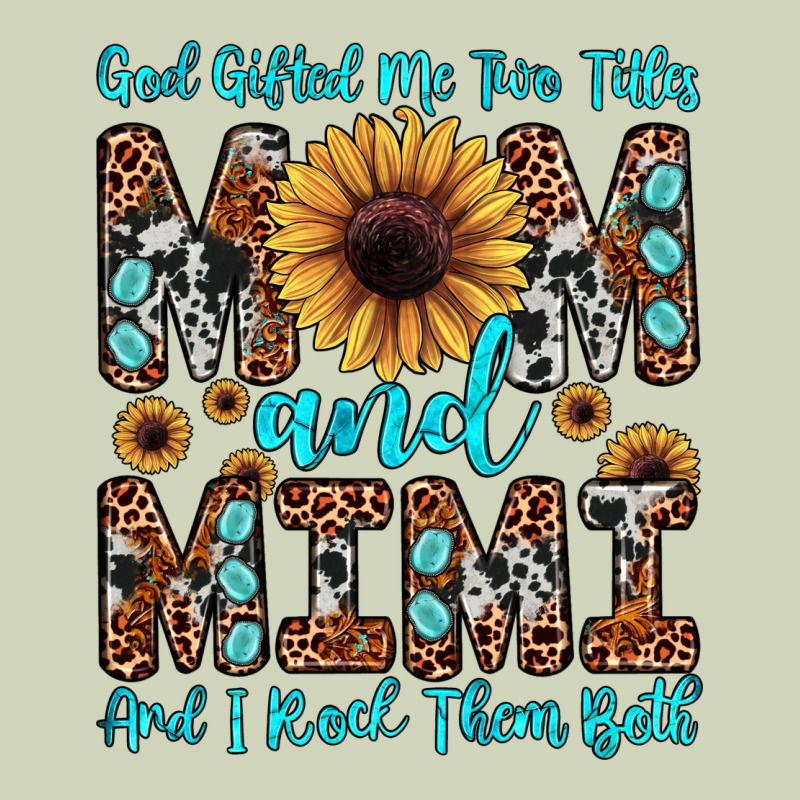God Gifted Me Two Titles Mom And Mimi  And I Rock Them Both Heavyweight Hoodie by JahusDesignShop | Teevron