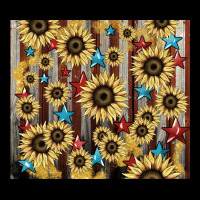America Flag Sunflower Star Tumbler Premium Tee | Teevron