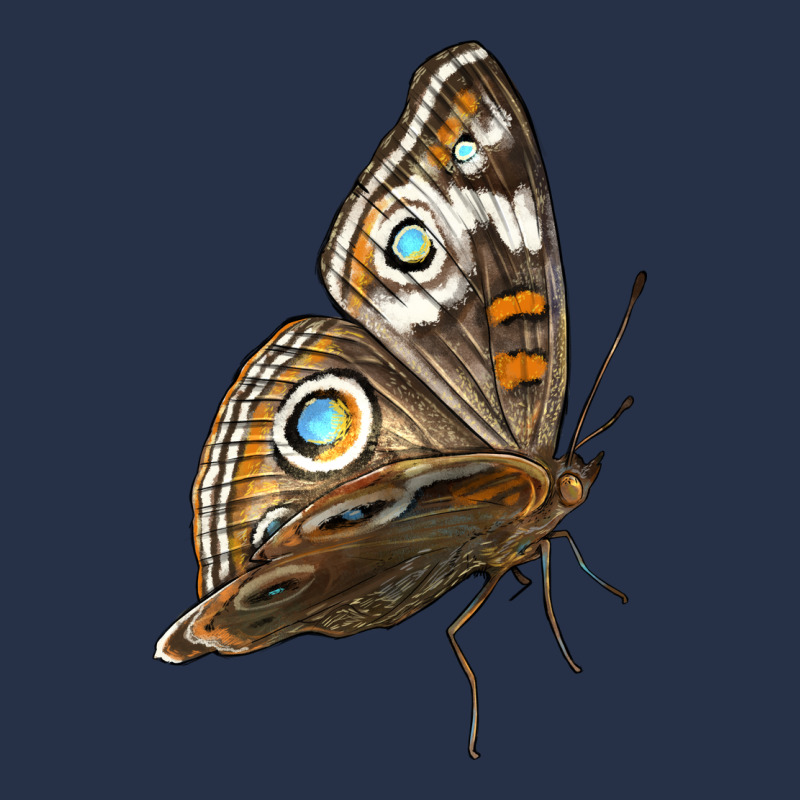 Flying Common Buckeye Butterfly Premium Hoodie by LillyAllenDesigns | Teevron
