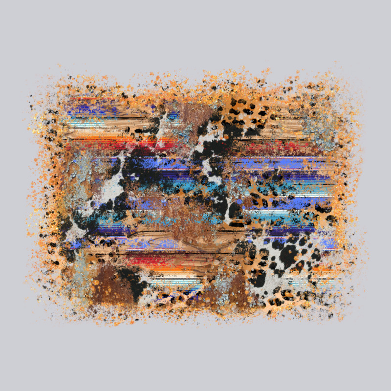 Aztec Leopard Cowhide Wood Western Background Heavyweight Sweatshirt by AdoDesignShop | Teevron