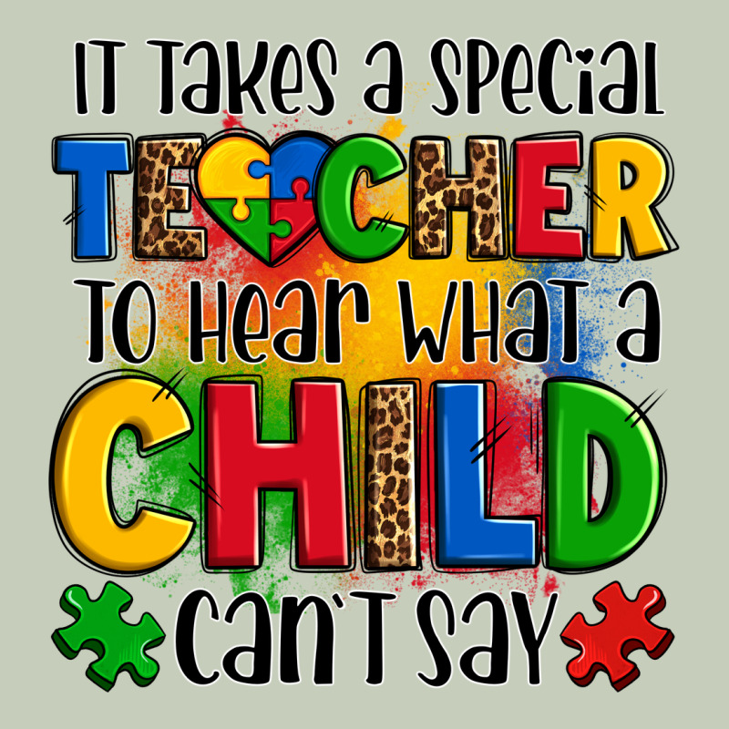 It Takes A Special Teacher To Hear What A Child Can't Say Ladies Tee by OliviaCreatesArt | Teevron