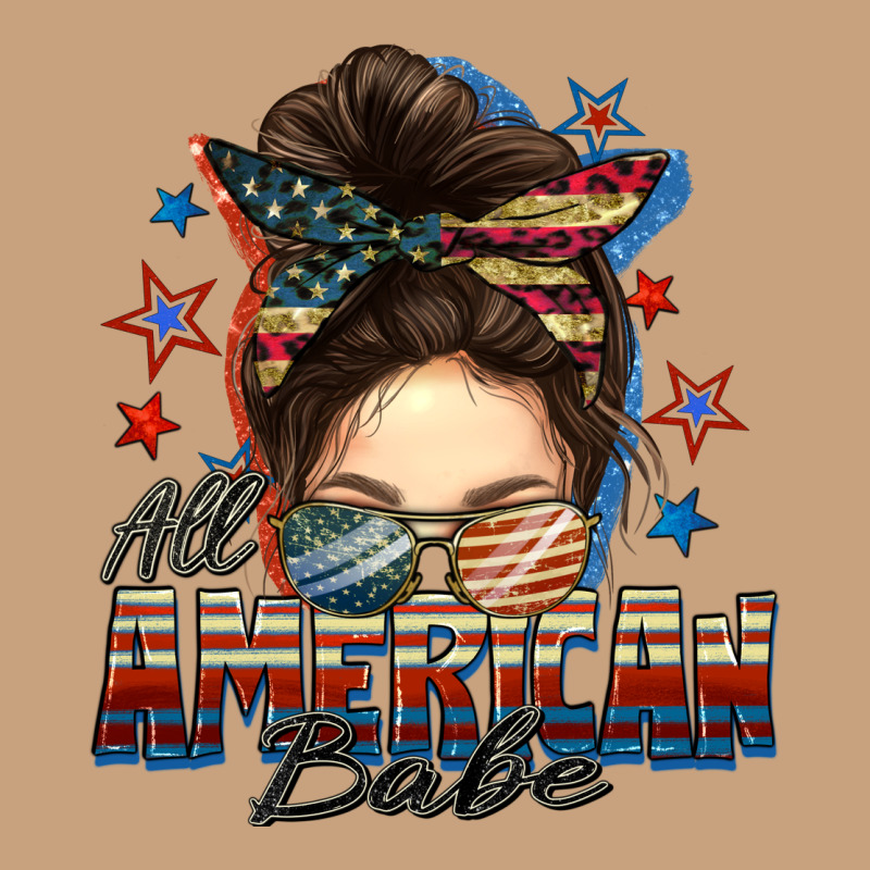 American Babe Messy Bun Vintage Tee by FaDigitalArtStudio | Teevron