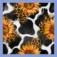 Cowhide Leopard Sunflower Seamless Pattern Long Sleeve Tee | Teevron