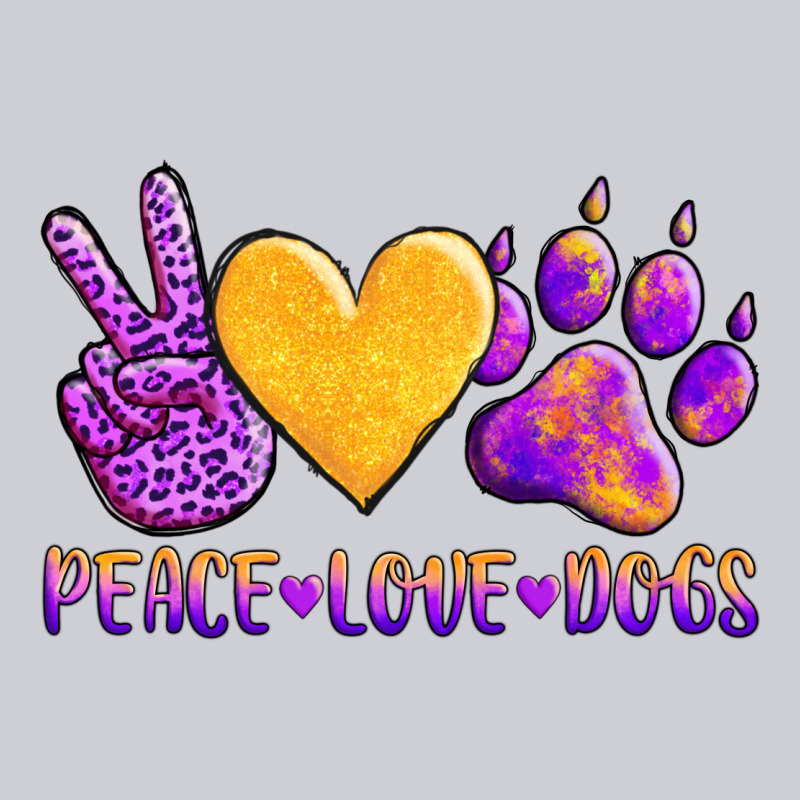 Peace Love Dogs Heavyweight Sweatshirt by AdoDesignShop | Teevron