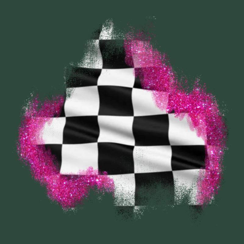Race Flag Glitter Patch Zipper Hoodie by AdoDesignShop | Teevron
