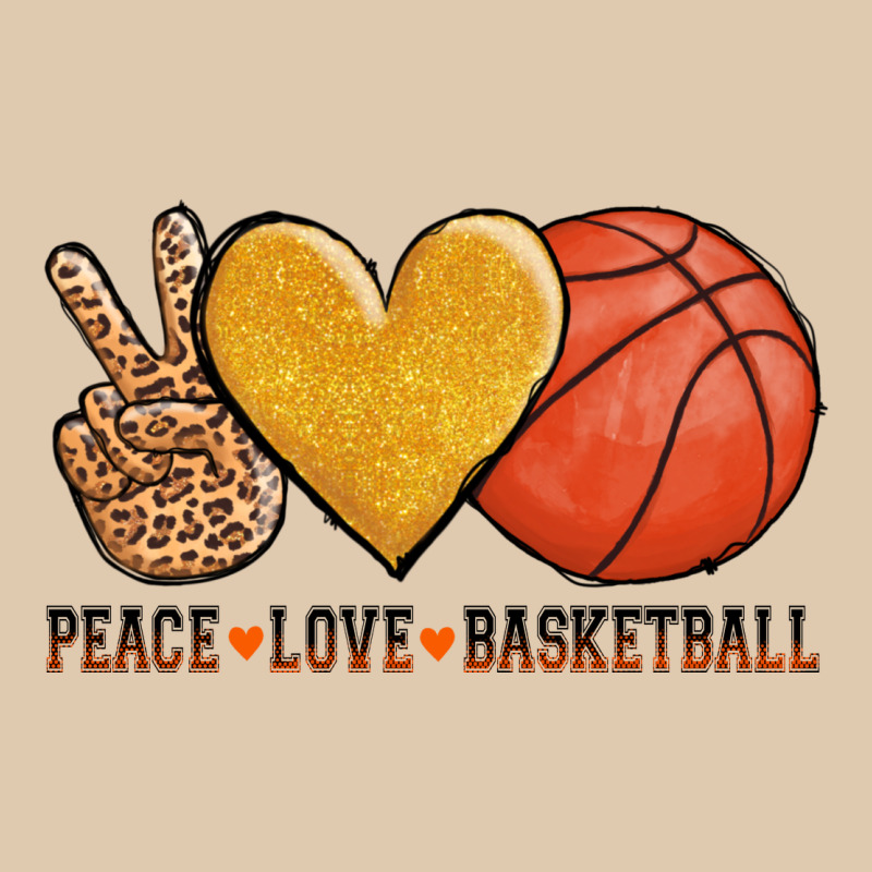 Peace Love Basketball Heavyweight Sweatshirt by AdoDesignShop | Teevron