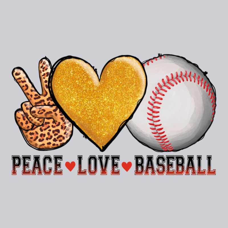 Peace Love Baseball Heavyweight Sweatshirt by AdoDesignShop | Teevron