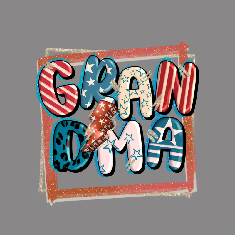 4th Of July Grandma With Lightning Bolt Vintage Tee by FaDigitalArtStudio | Teevron